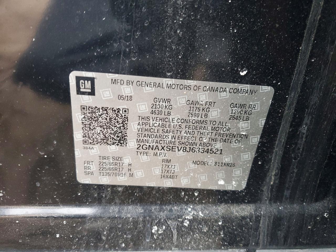 2018 CHEVROLET EQUINOX