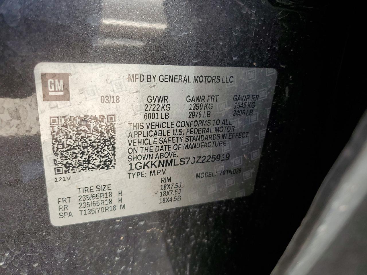 2018 GMC ACADIA