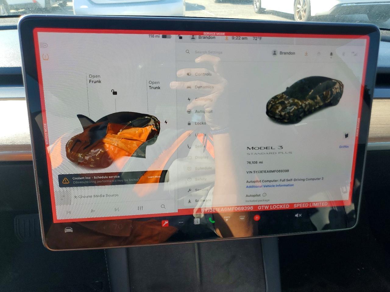 2021 TESLA MODEL 3