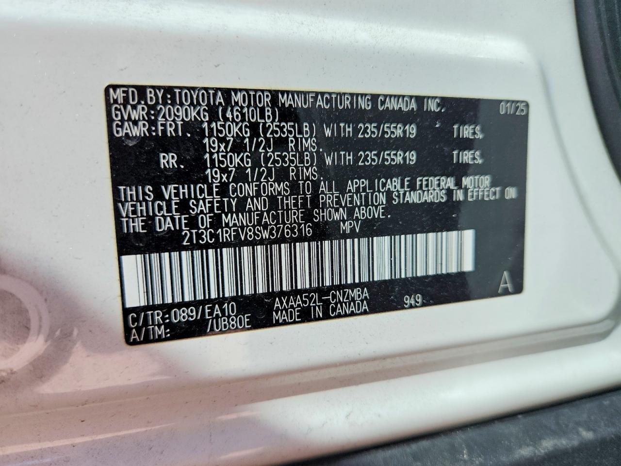 2025 TOYOTA RAV4