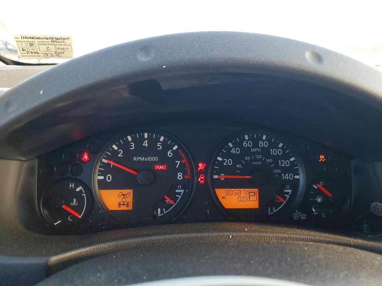 2012 NISSAN Frontier