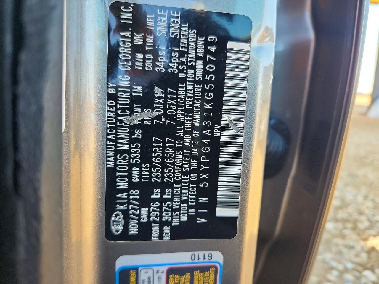 2019 KIA SORENTO