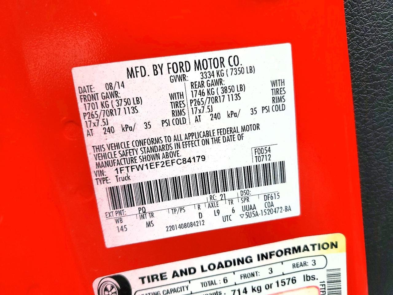 2014 FORD F-150