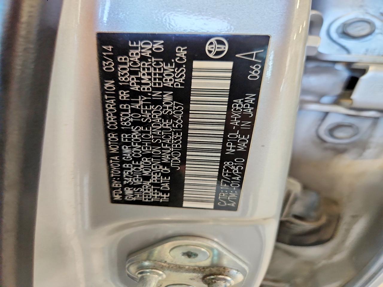 2014 TOYOTA Prius c