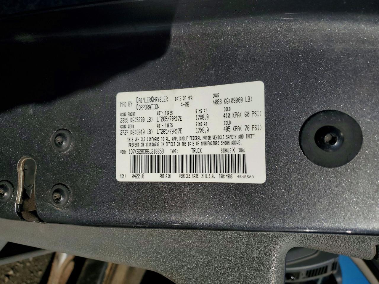 2006 DODGE Ram 2500
