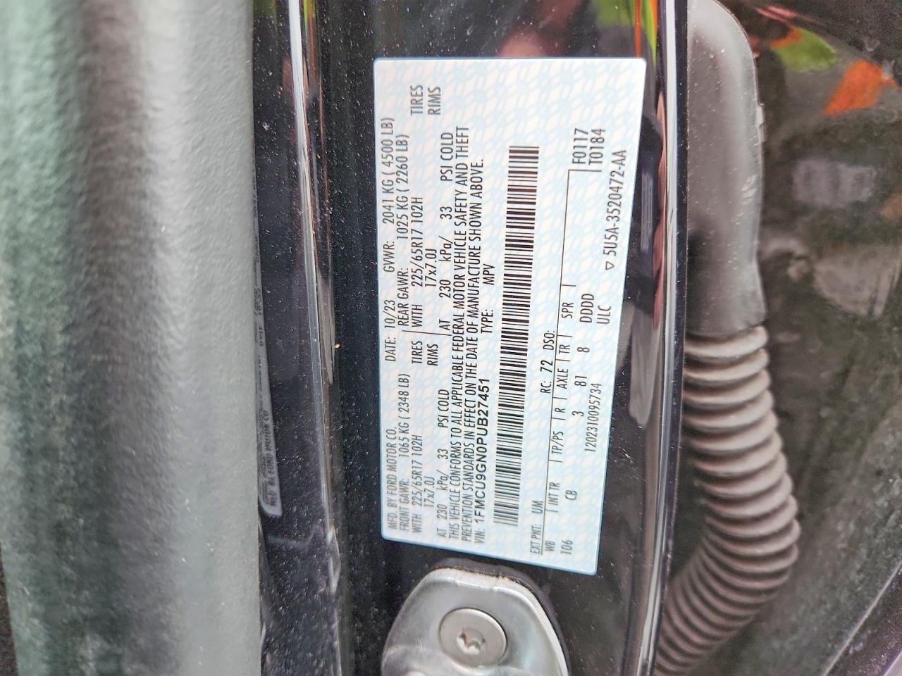 2023 FORD ESCAPE