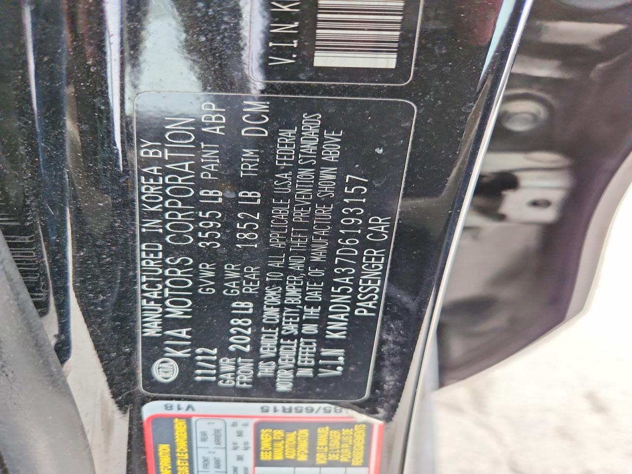 2013 KIA RIO