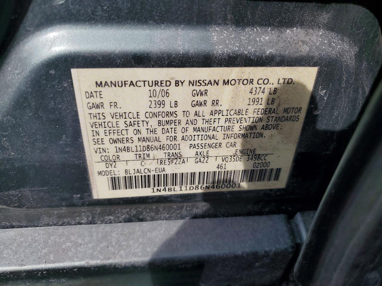 2006 NISSAN