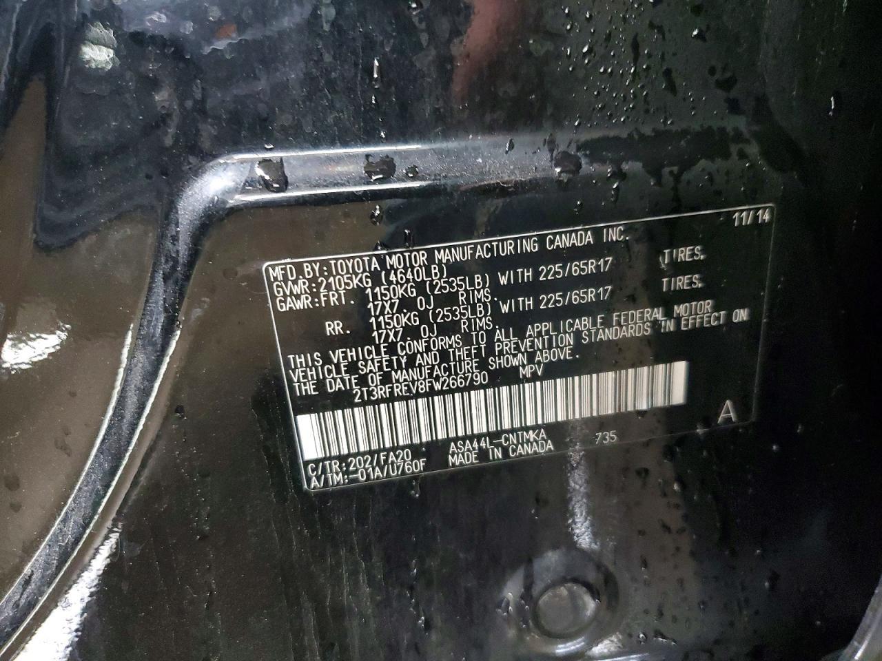 2015 TOYOTA RAV4