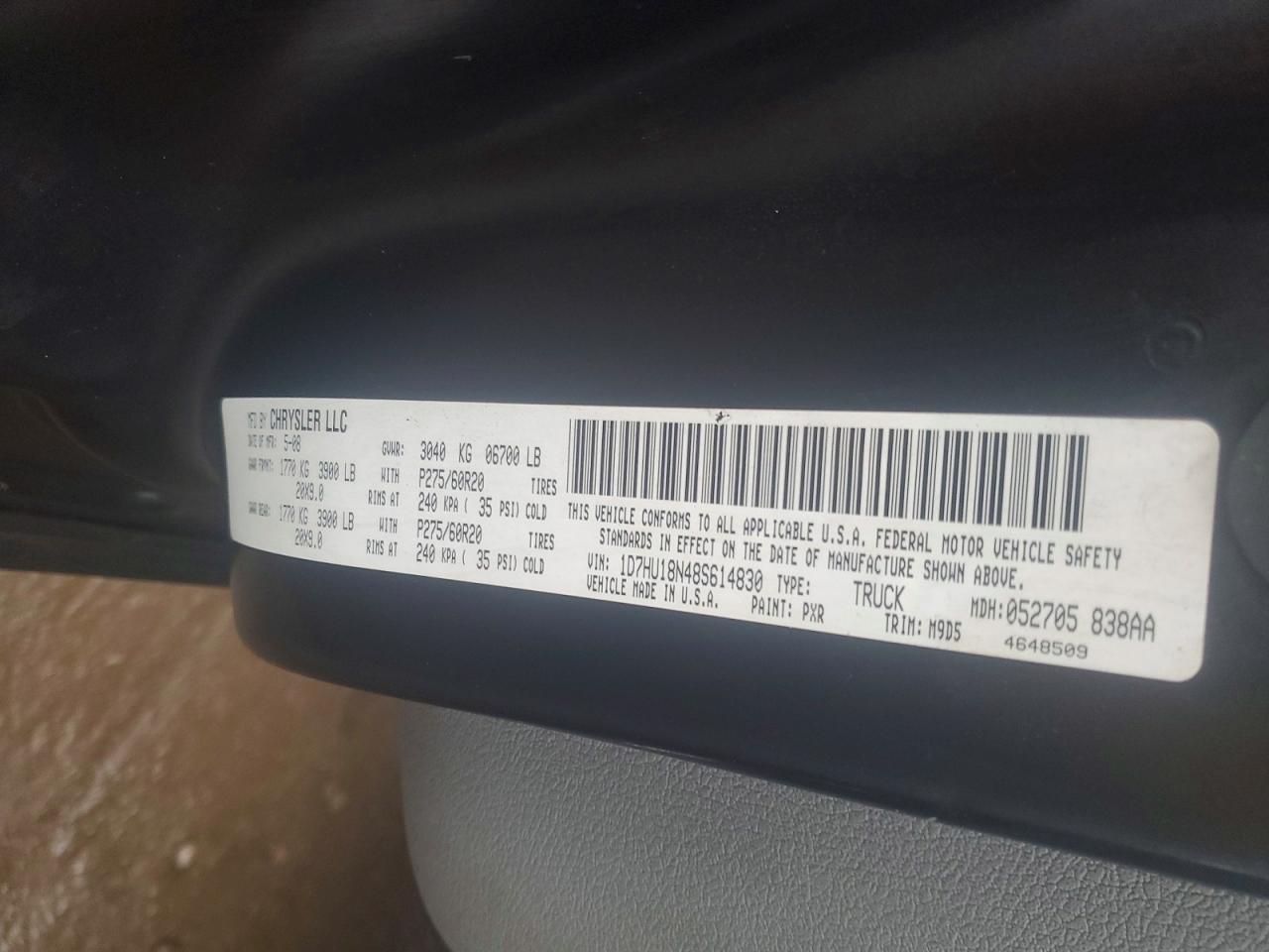 2008 DODGE RAM 1500