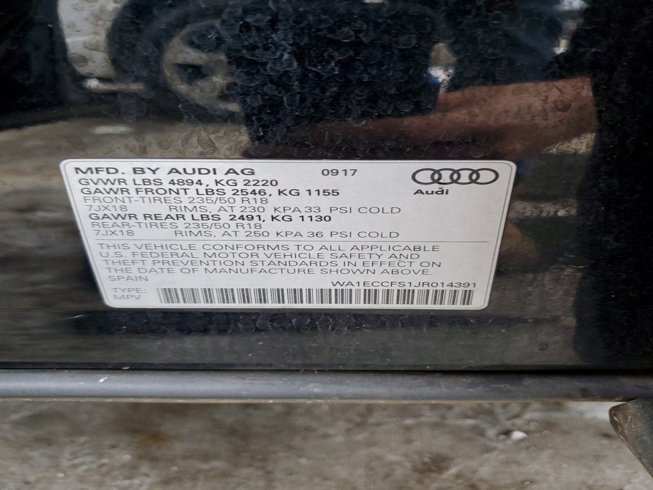2018 AUDI Q3