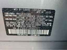 2024 SUBARU FORESTER
