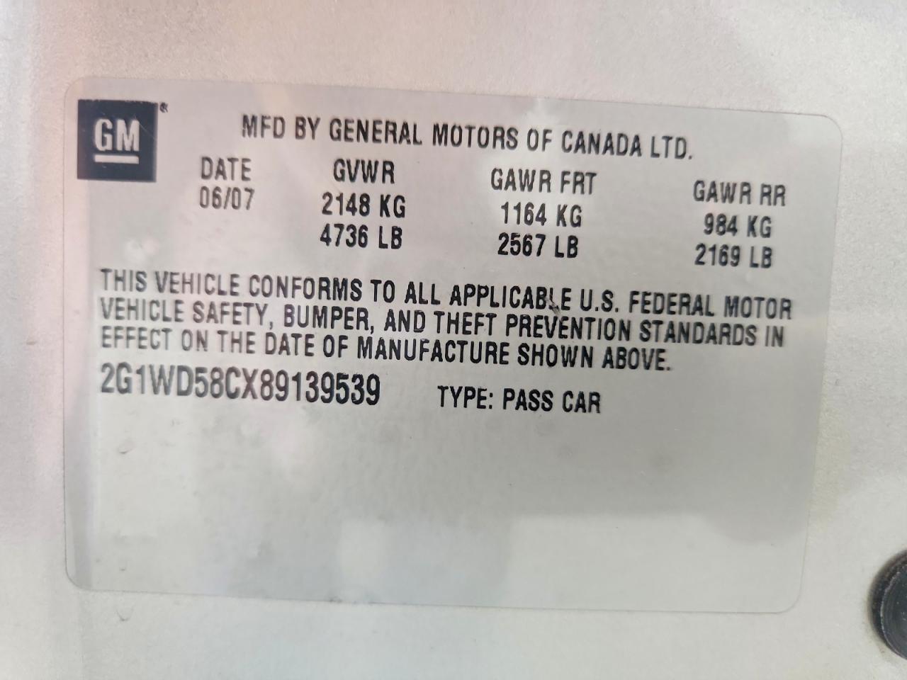 2008 CHEVROLET IMPALA