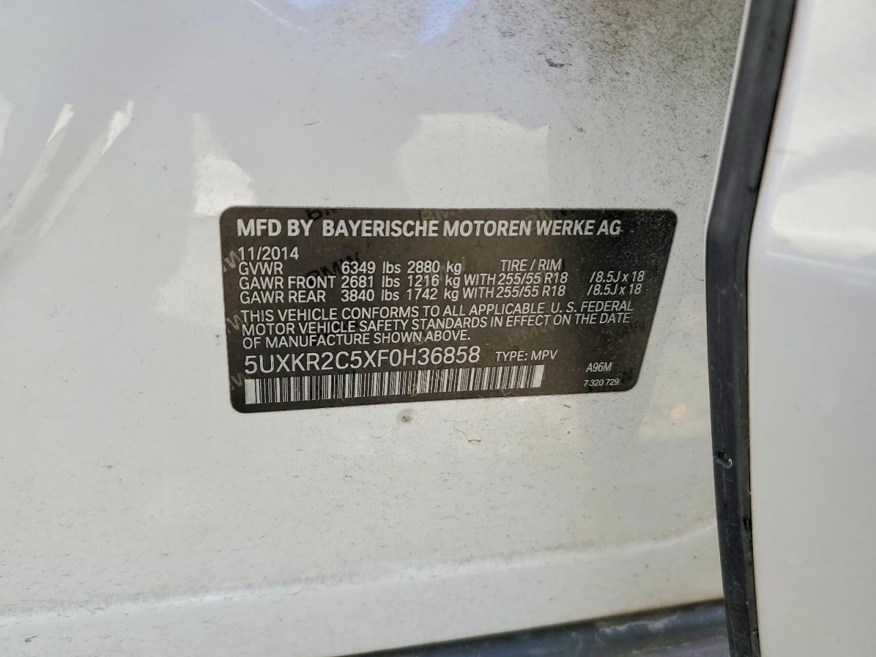 2015 BMW X5