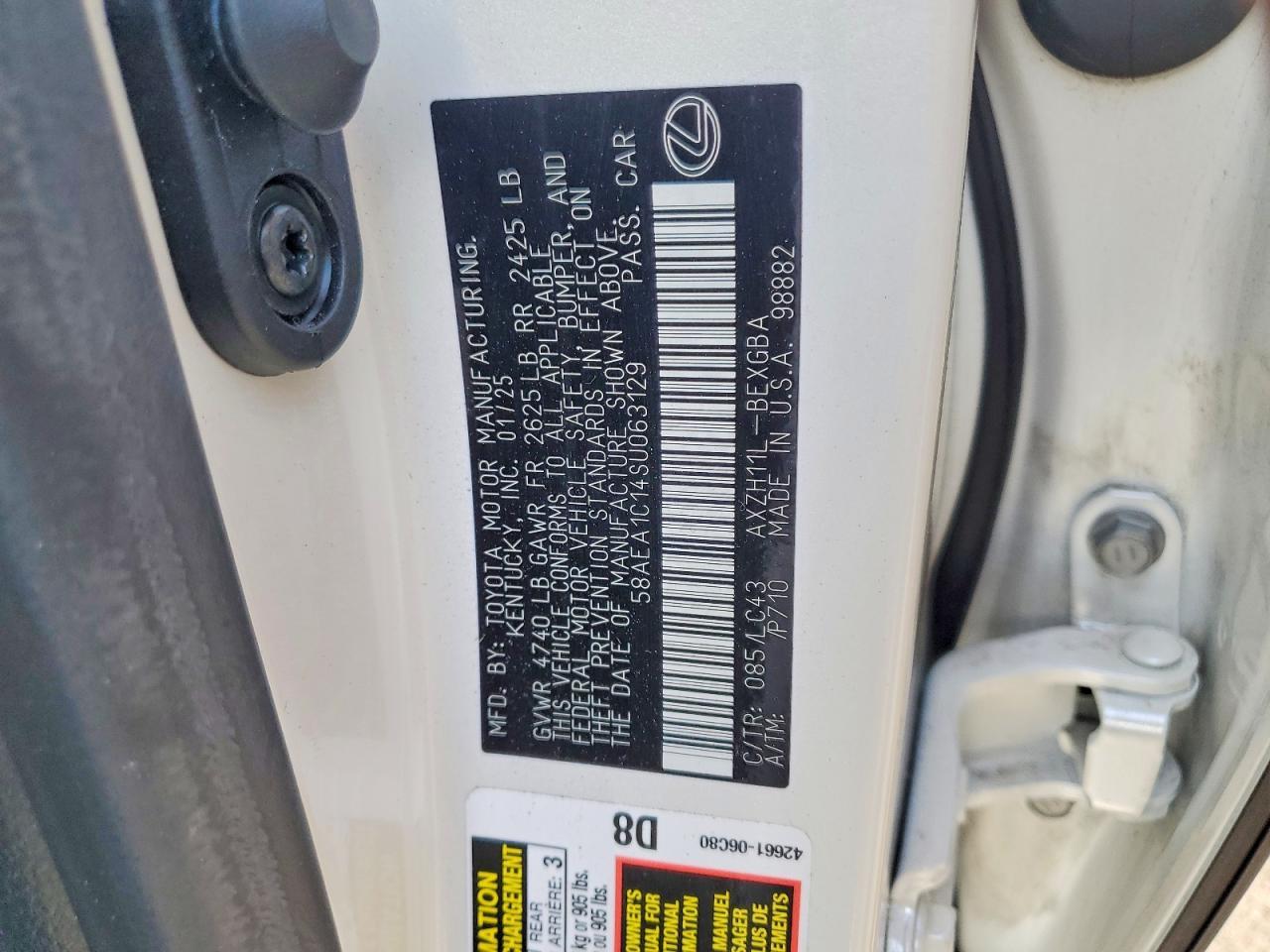 2025 LEXUS ES 300H