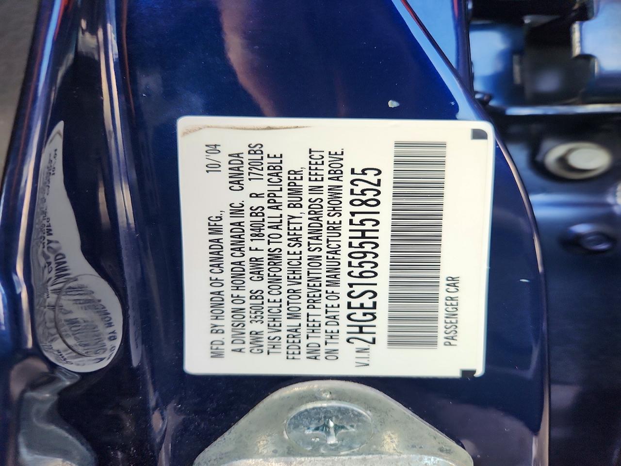 2005 HONDA CIVIC