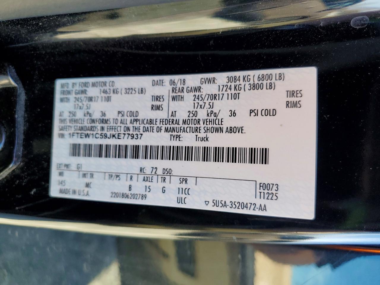 2018 FORD F-150