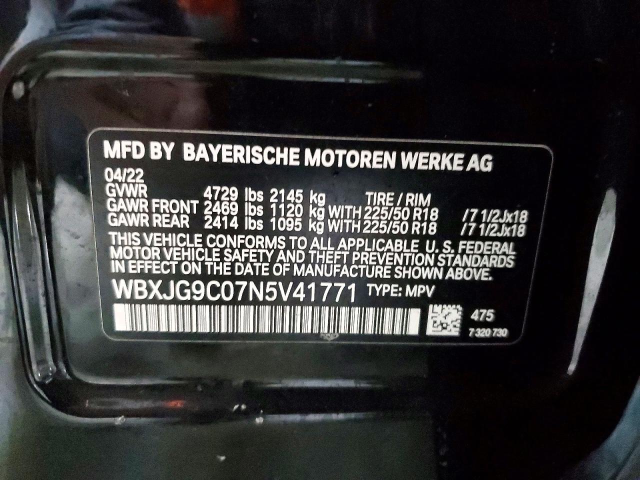 2022 BMW X1