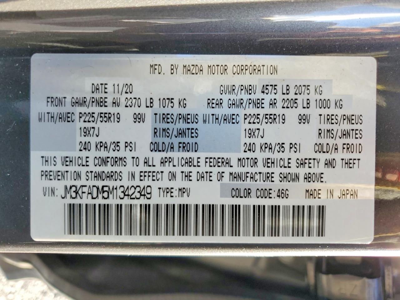2021 MAZDA CX-5