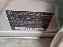 2012 HYUNDAI SONATA