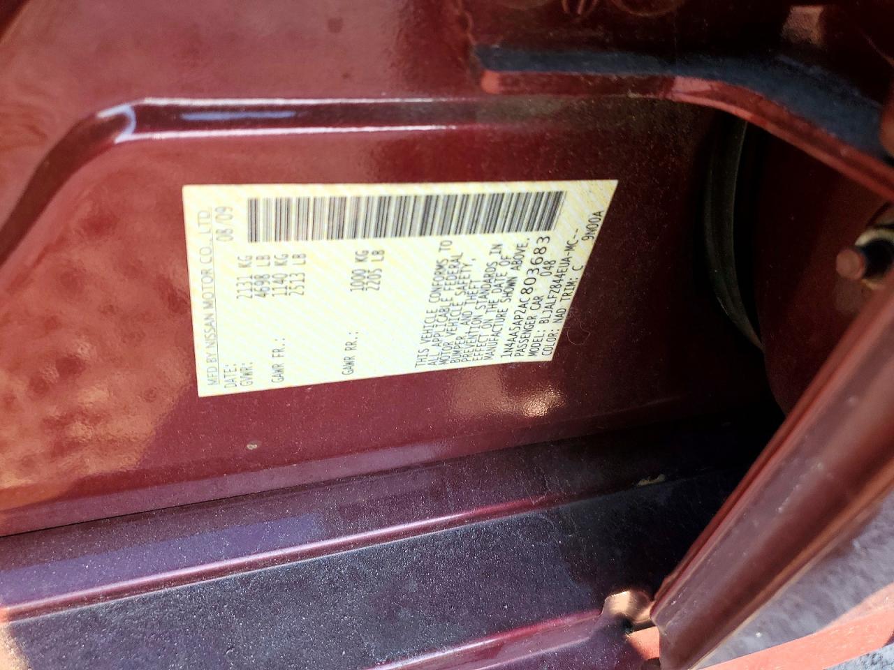 2010 NISSAN Maxima