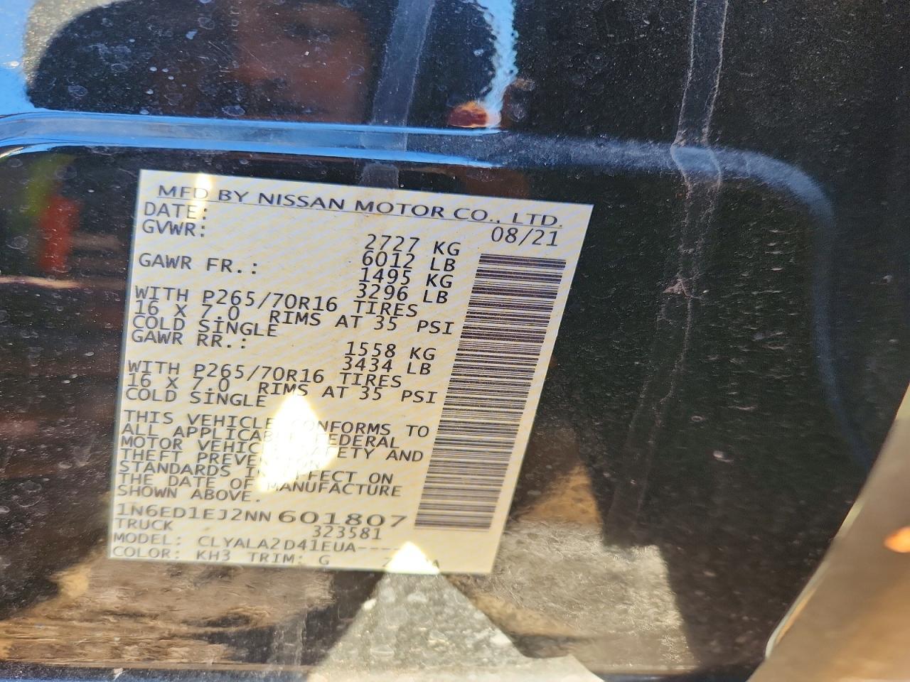 2022 NISSAN Frontier