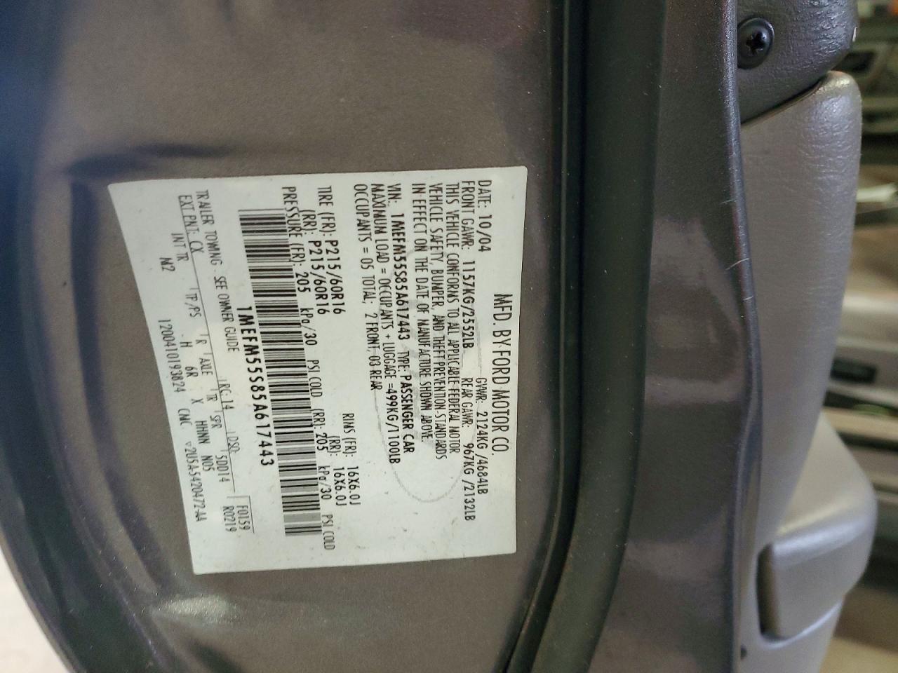 2005 MERCURY Sable