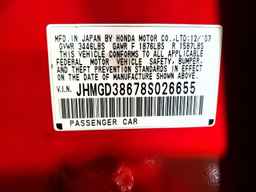2008 HONDA FIT