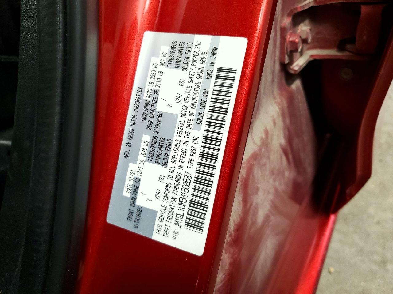 2021 MAZDA 6