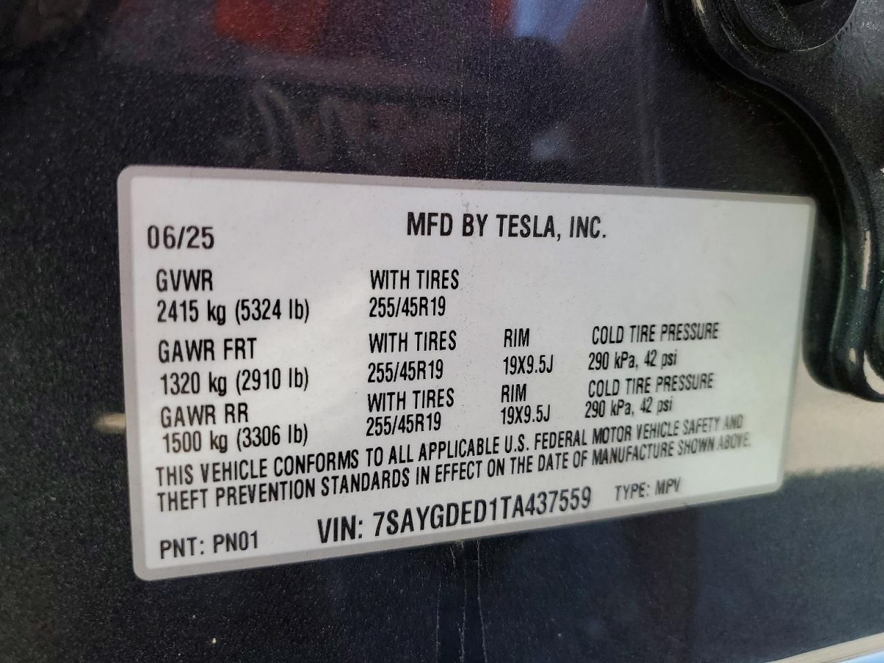 2026 TESLA MODEL Y
