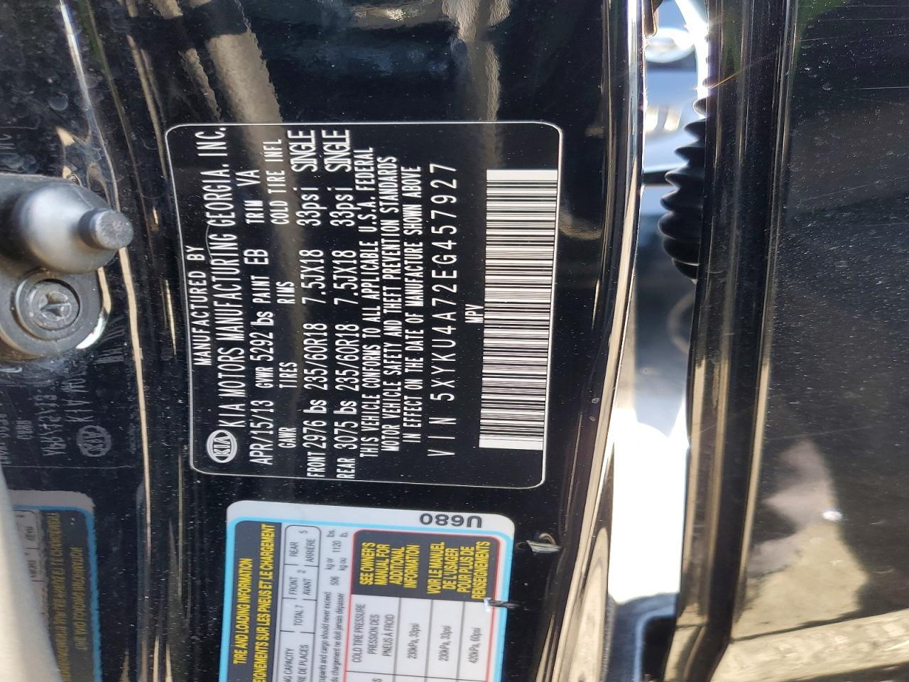 2014 KIA SORENTO