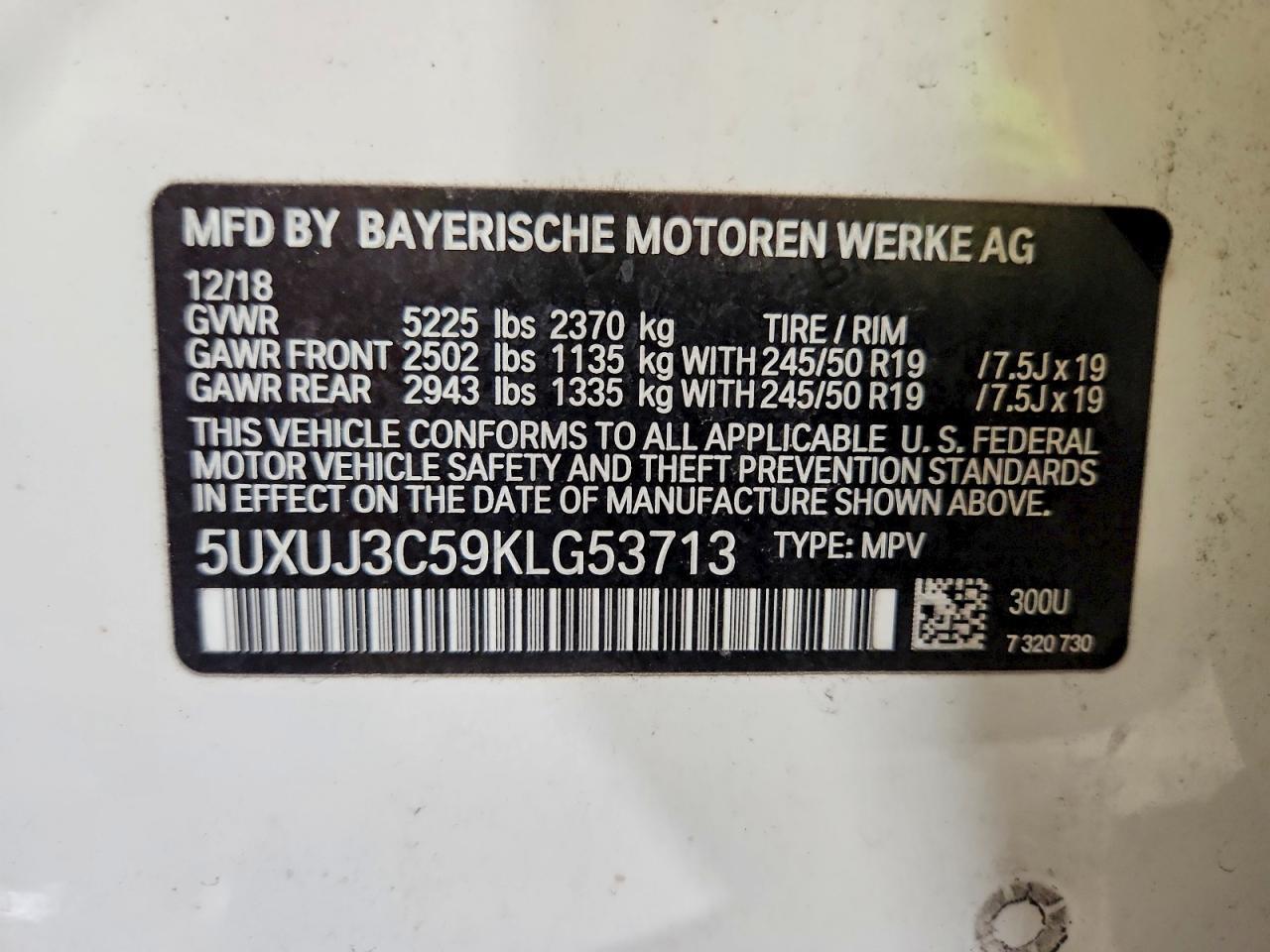 2019 BMW X4