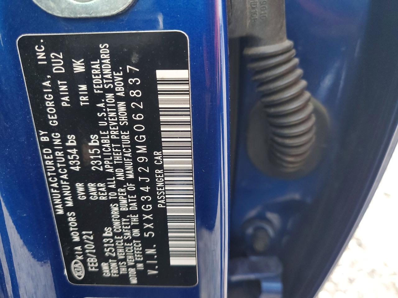 2021 KIA K5