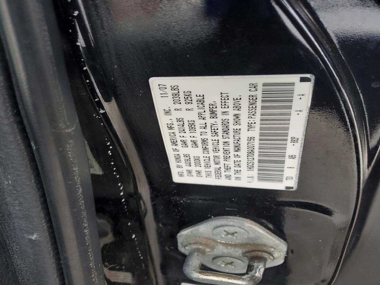 2008 HONDA ACCORD