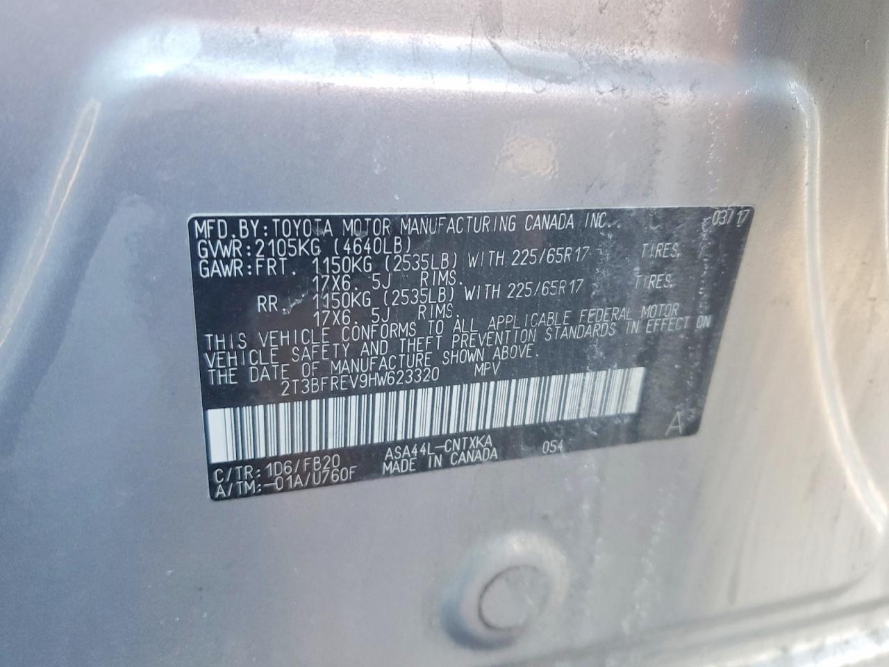2017 TOYOTA RAV4