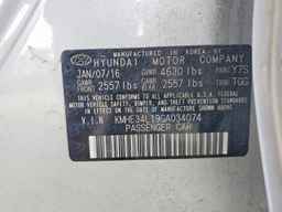 2016 HYUNDAI SONATA