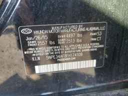 2015 HYUNDAI SONATA