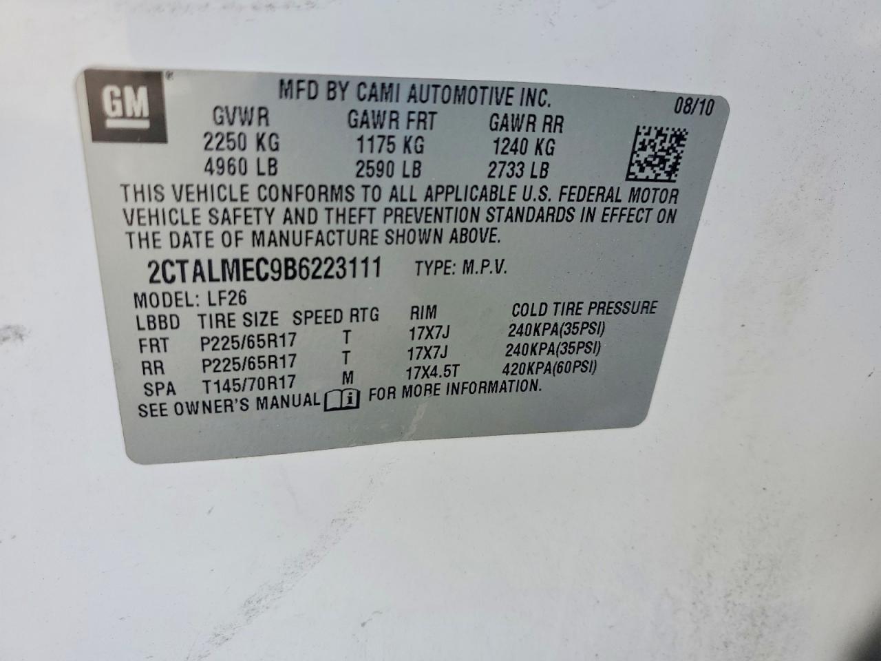 2011 GMC Terrain