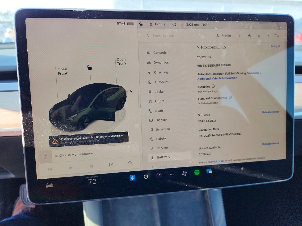 2023 TESLA MODEL 3