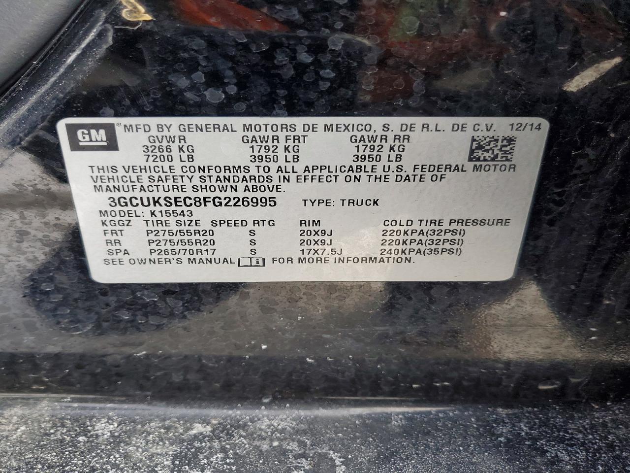 2015 CHEVROLET Silverado