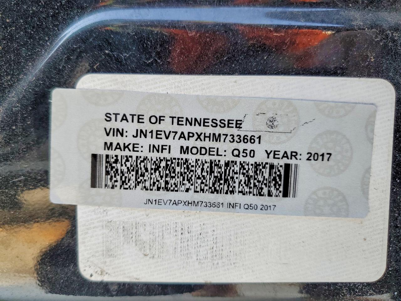2017 INFINITI Q50