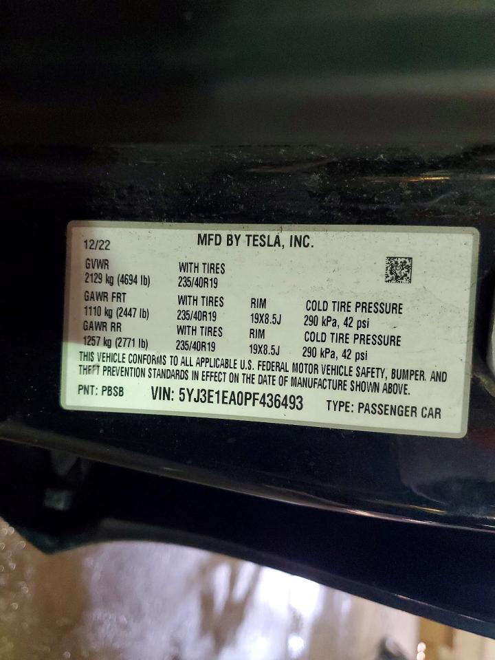 2023 TESLA MODEL 3
