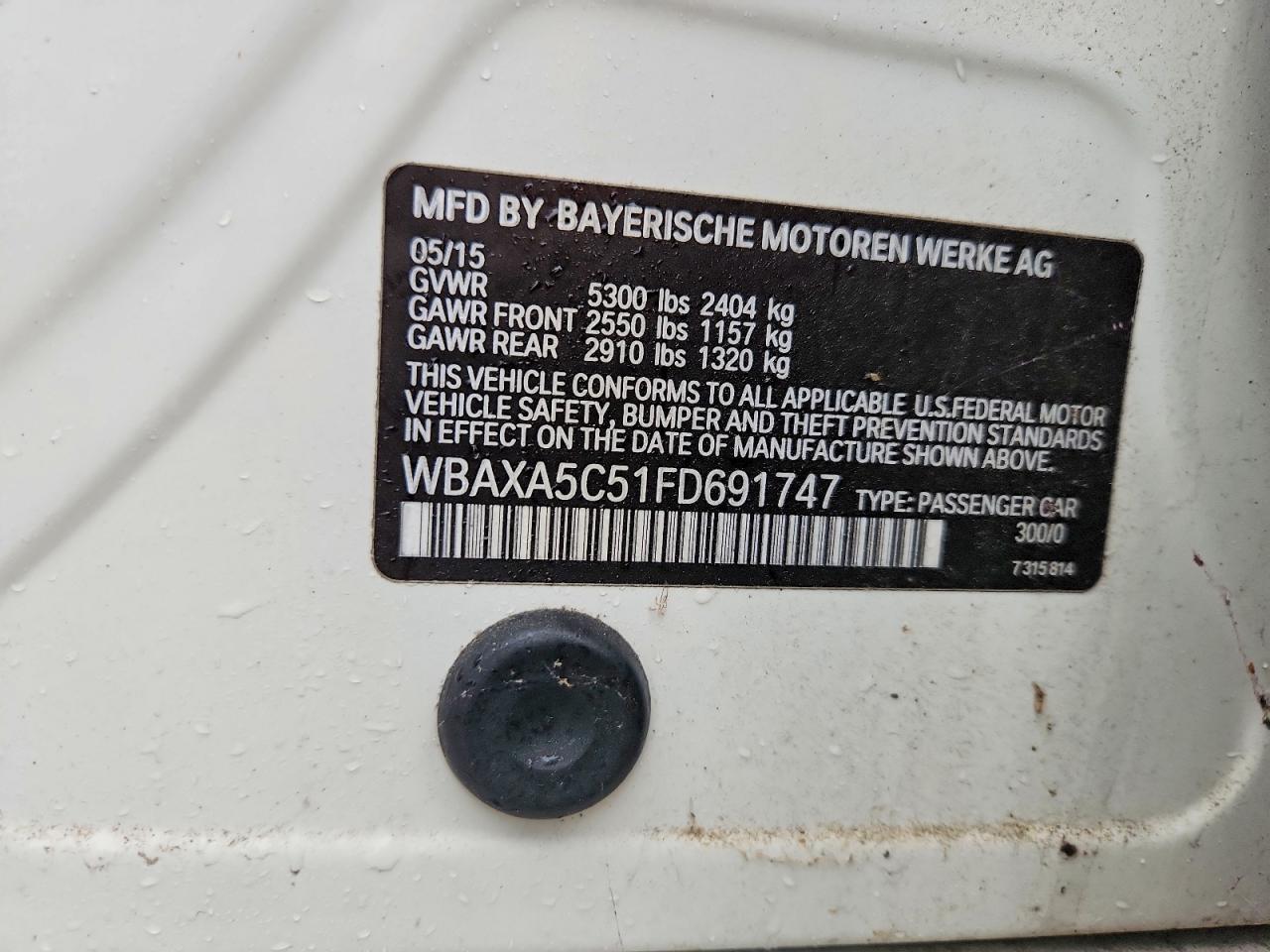 2015 BMW 5 series