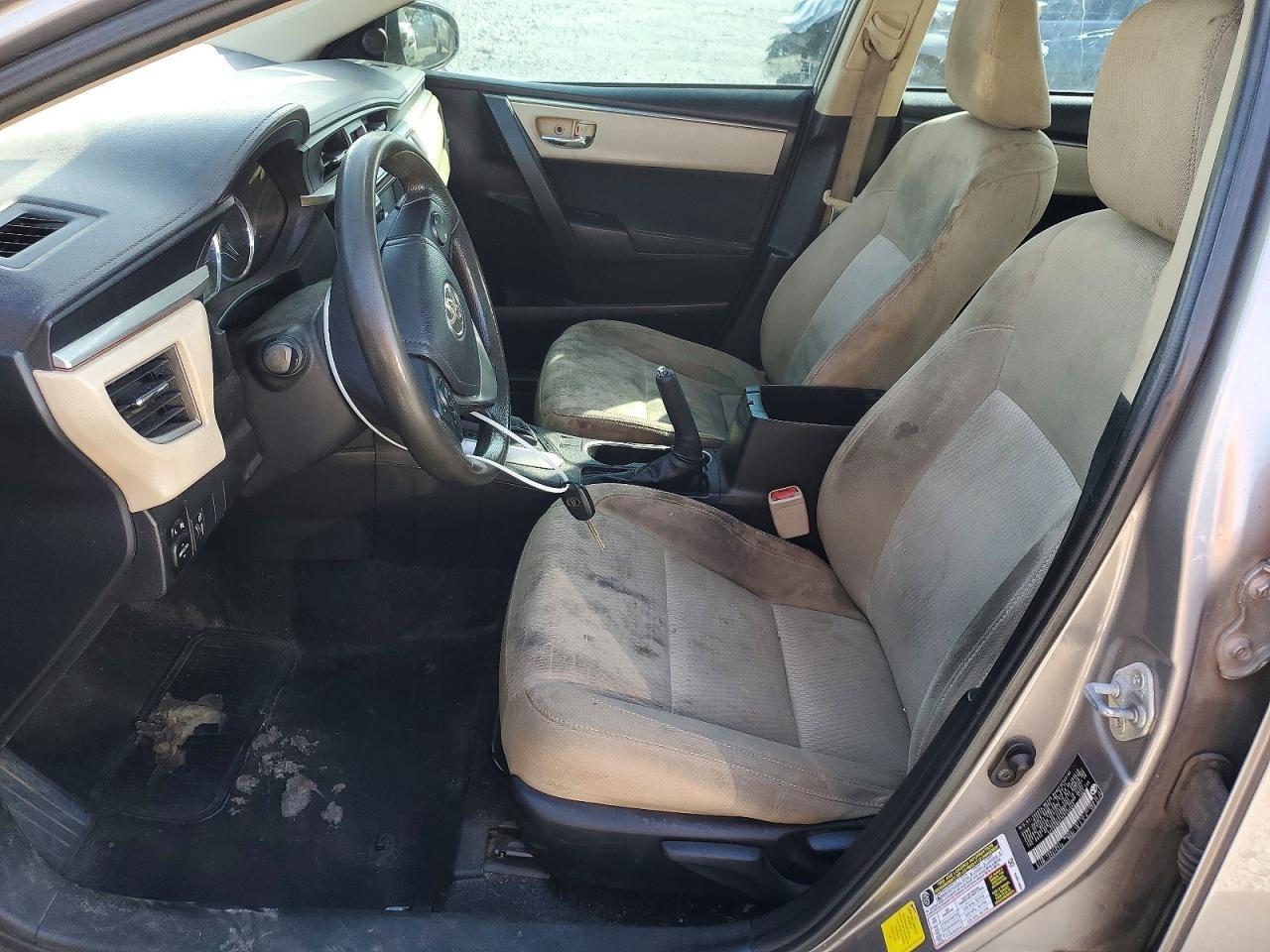 2014 TOYOTA COROLLA