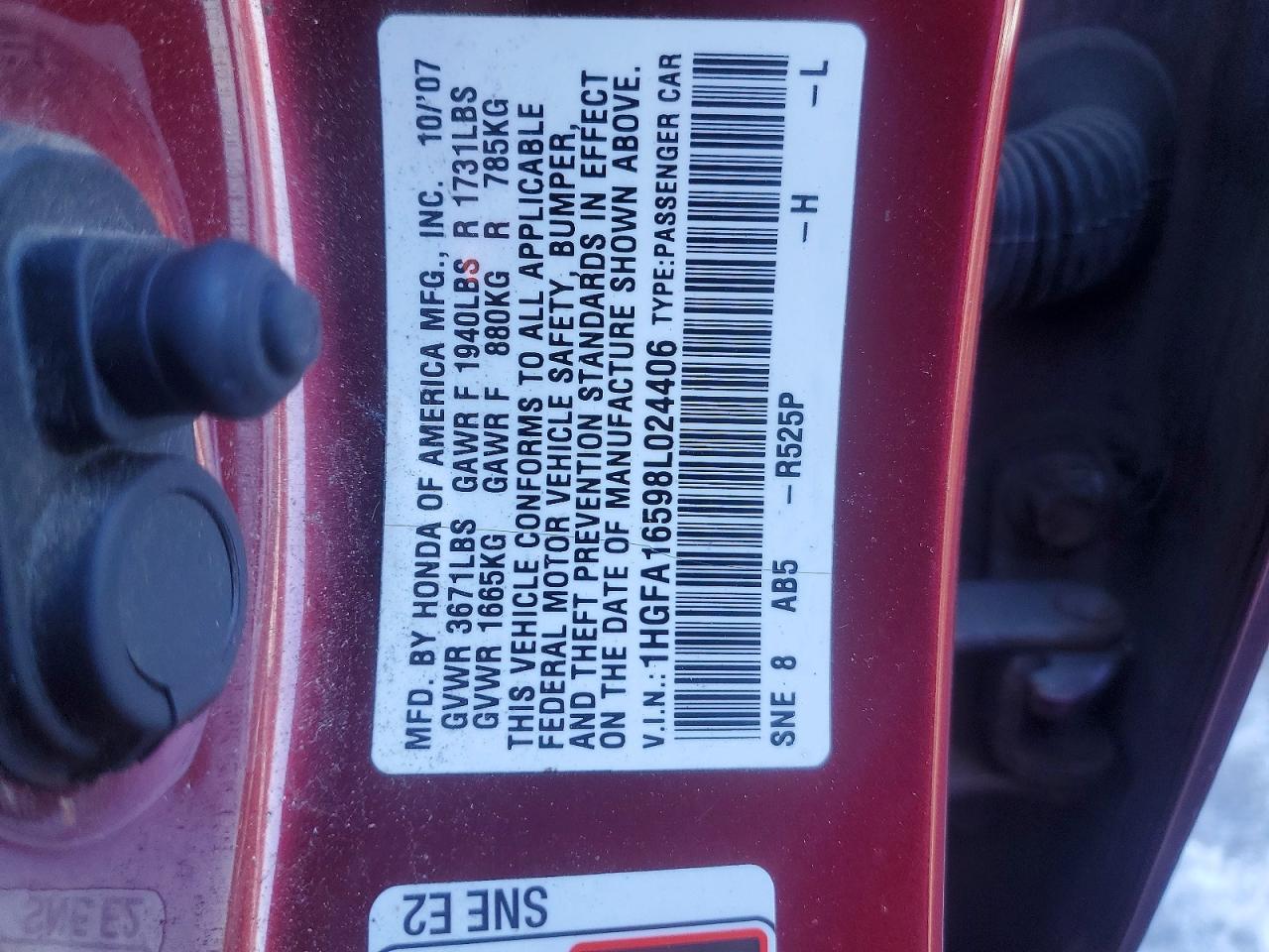 2008 HONDA CIVIC