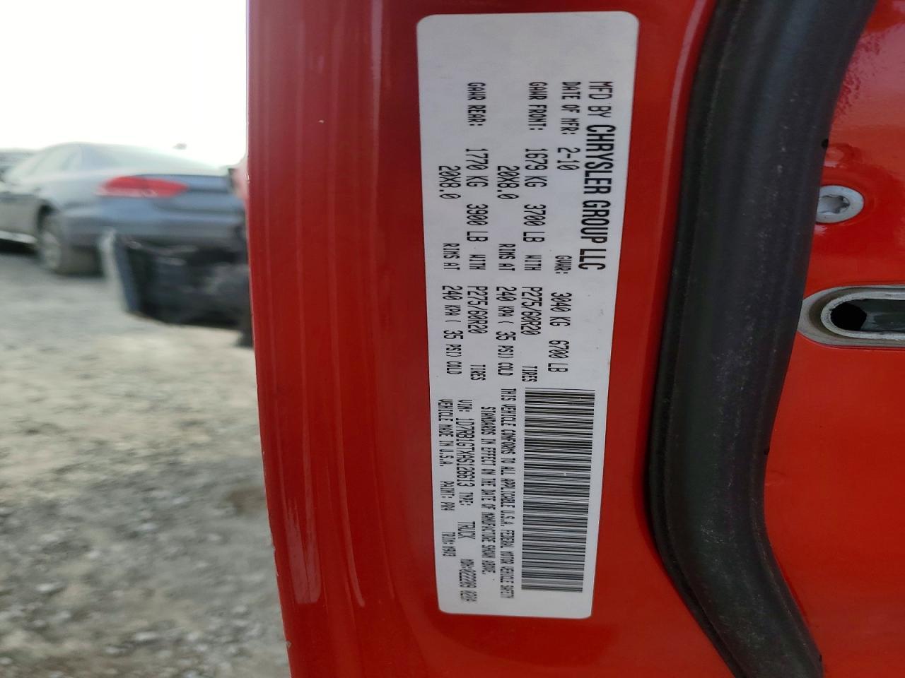 2010 DODGE RAM 1500