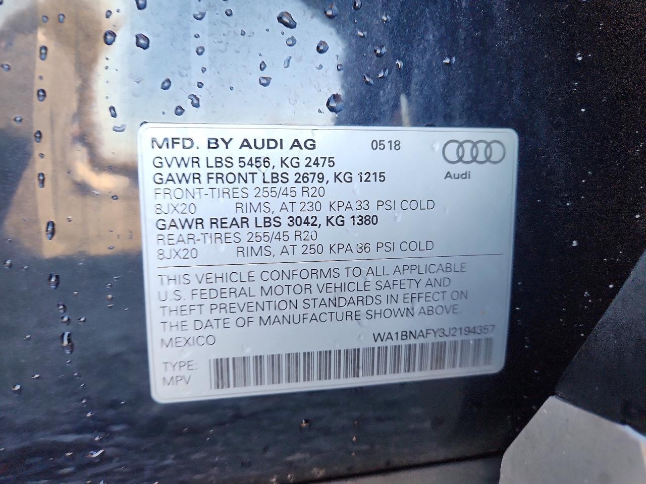 2018 AUDI Q5