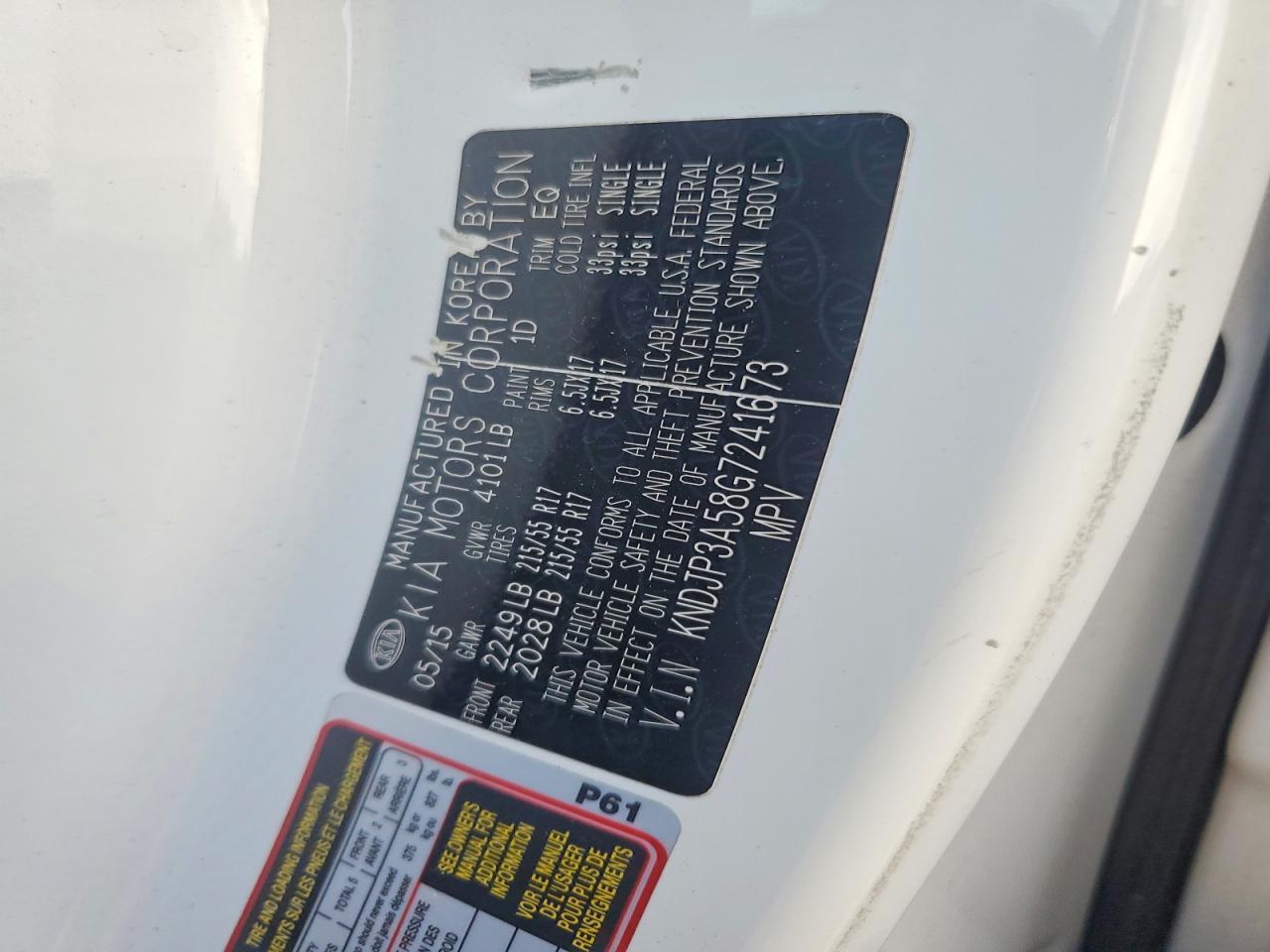 2016 KIA SOUL