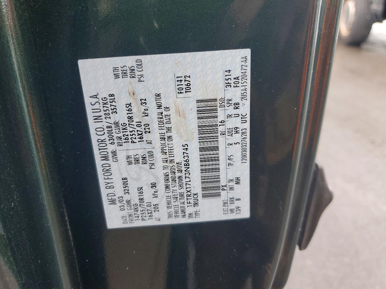 2003 FORD F-150