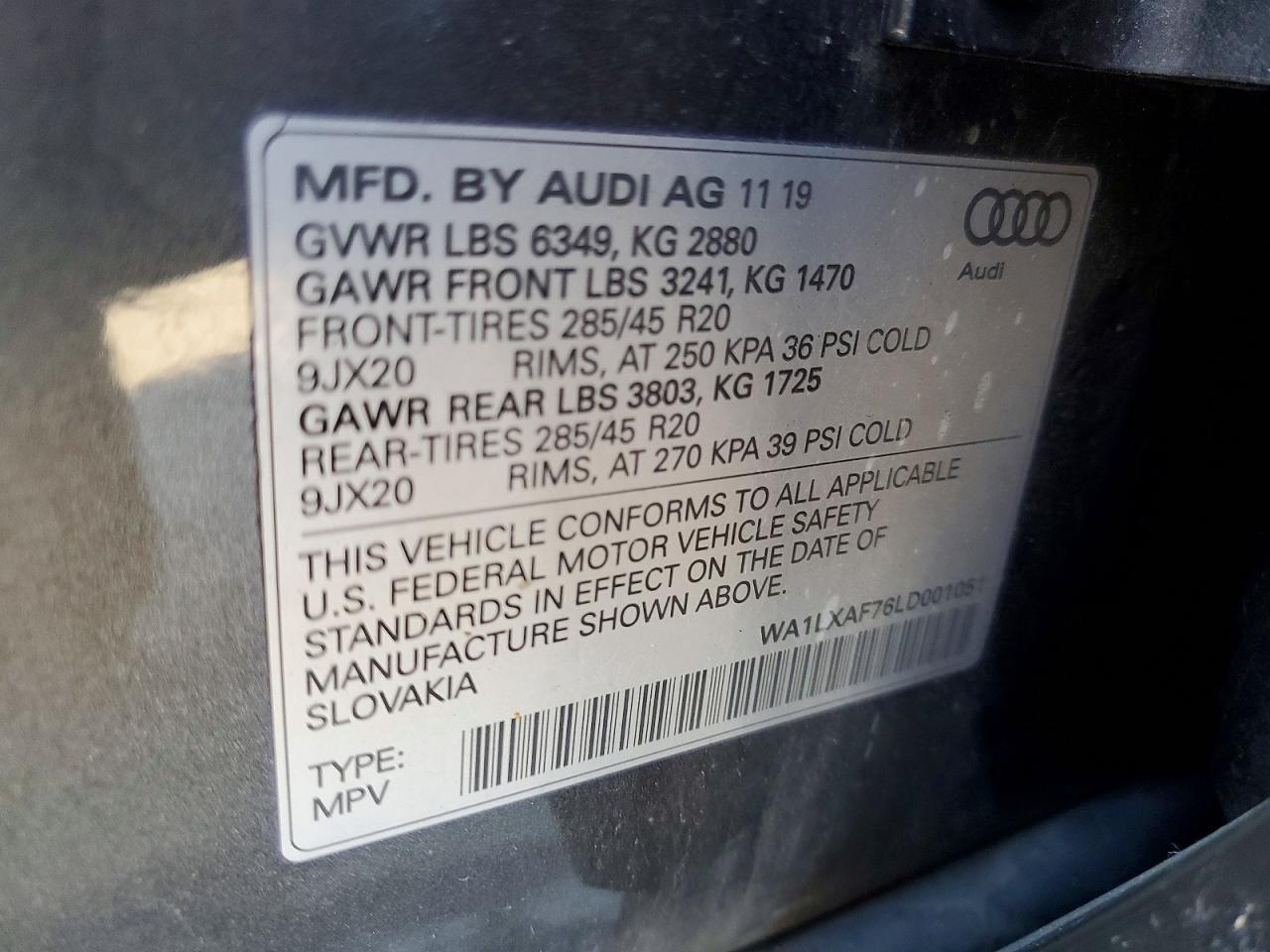 2020 AUDI Q7